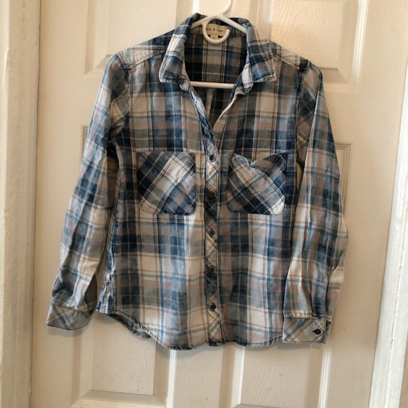 Cloth & stone plaid shirt - Picture 2 of 7